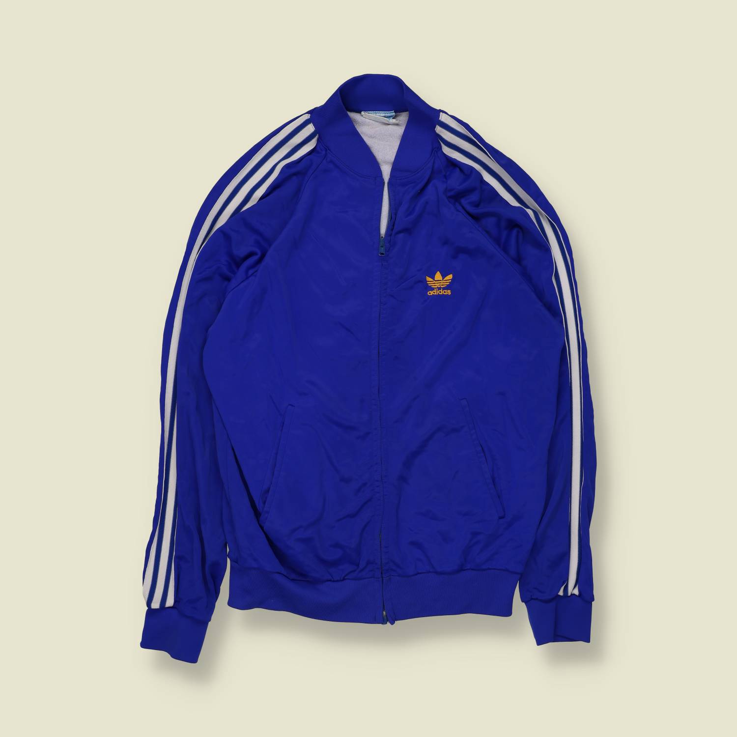 1970s | Adidas Made In England | ATP Track Jacket | Royal Blue & White - XS