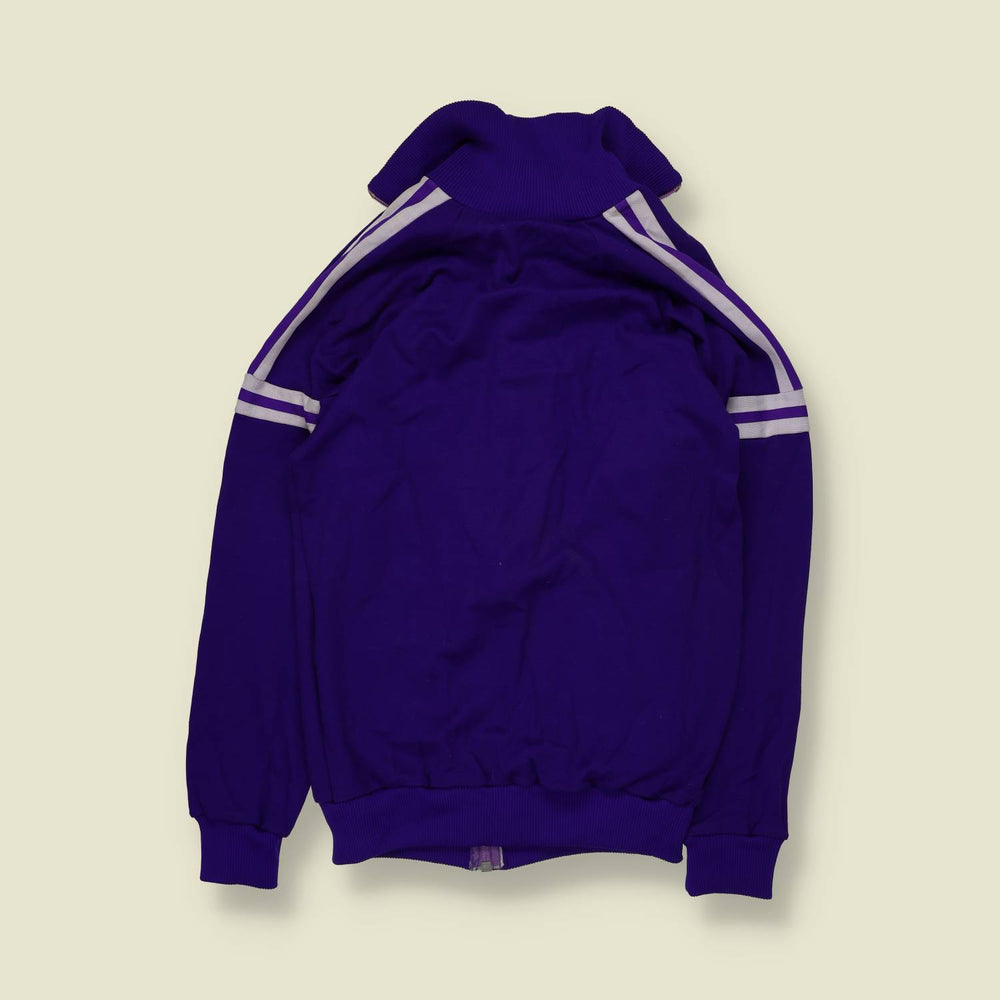 1970s | Senior | Track Jacket | Purple & White - XXXS