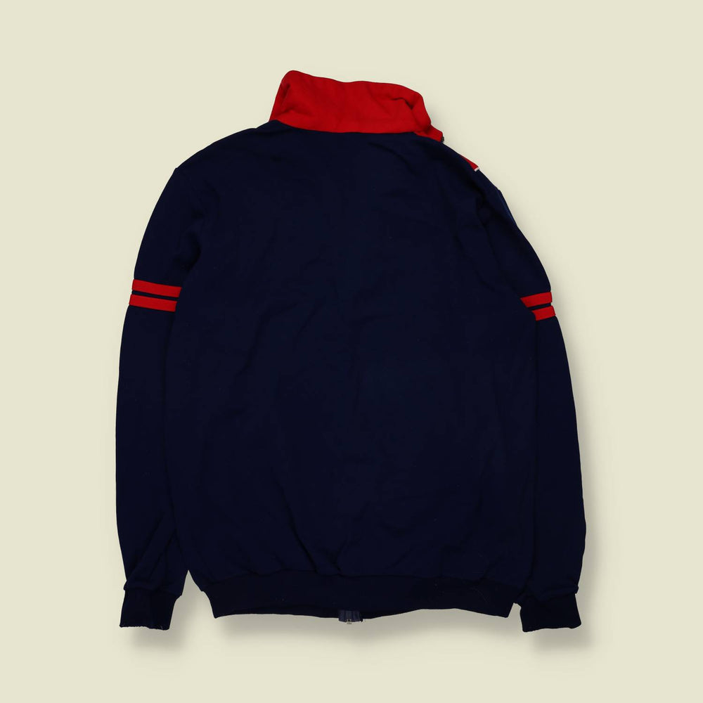 1970s | Senior | Track Jacket | Red & Navy - L