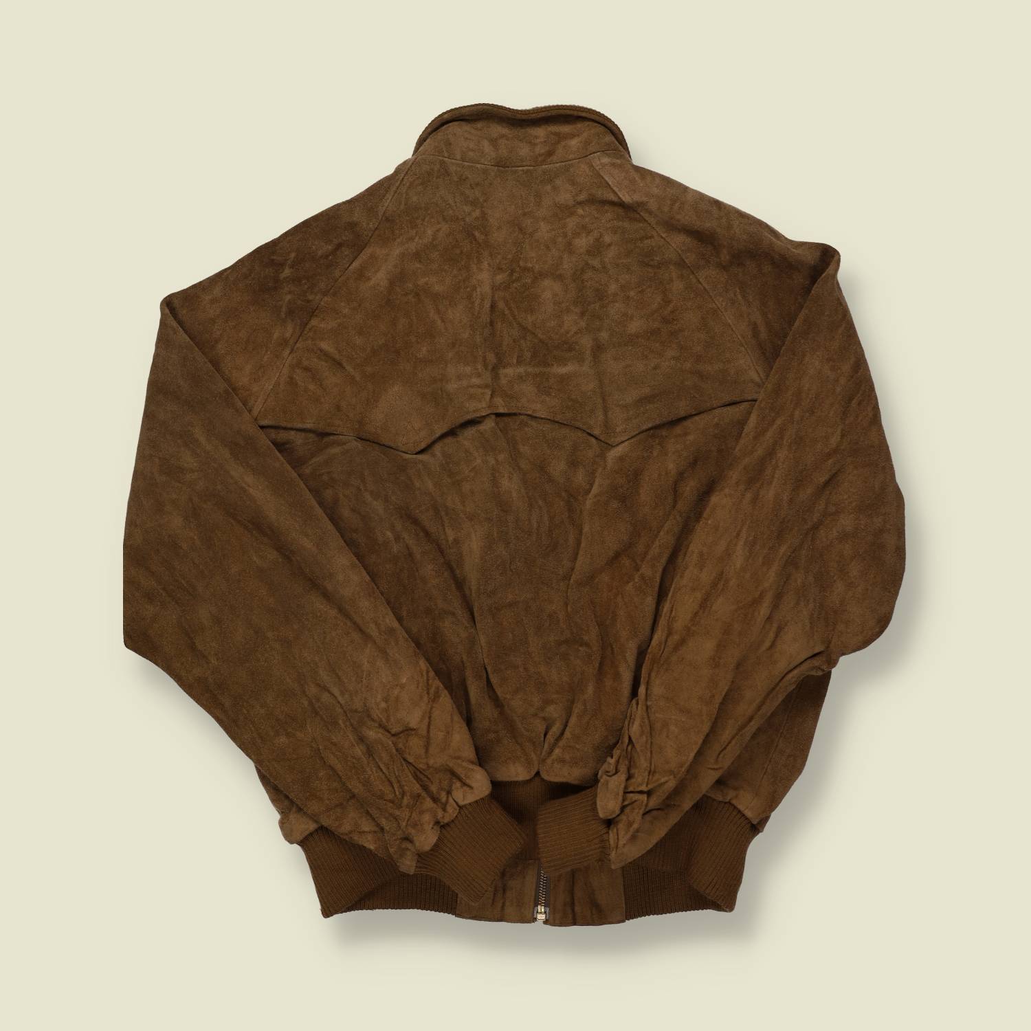 1970s Suede Leather Trucker Jacket - M/L