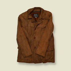 1970s Sears Lined Leather Coat - S