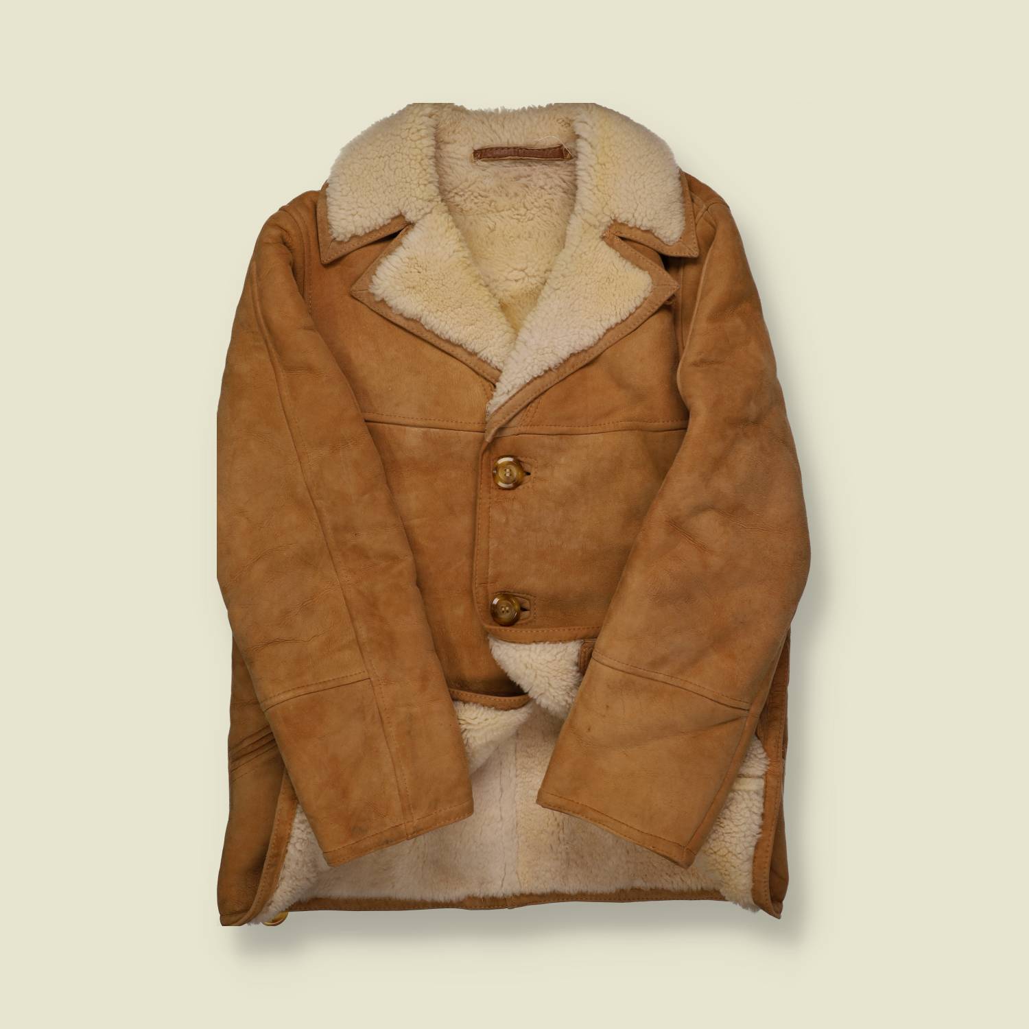 1970s Sheepskin Coat - M