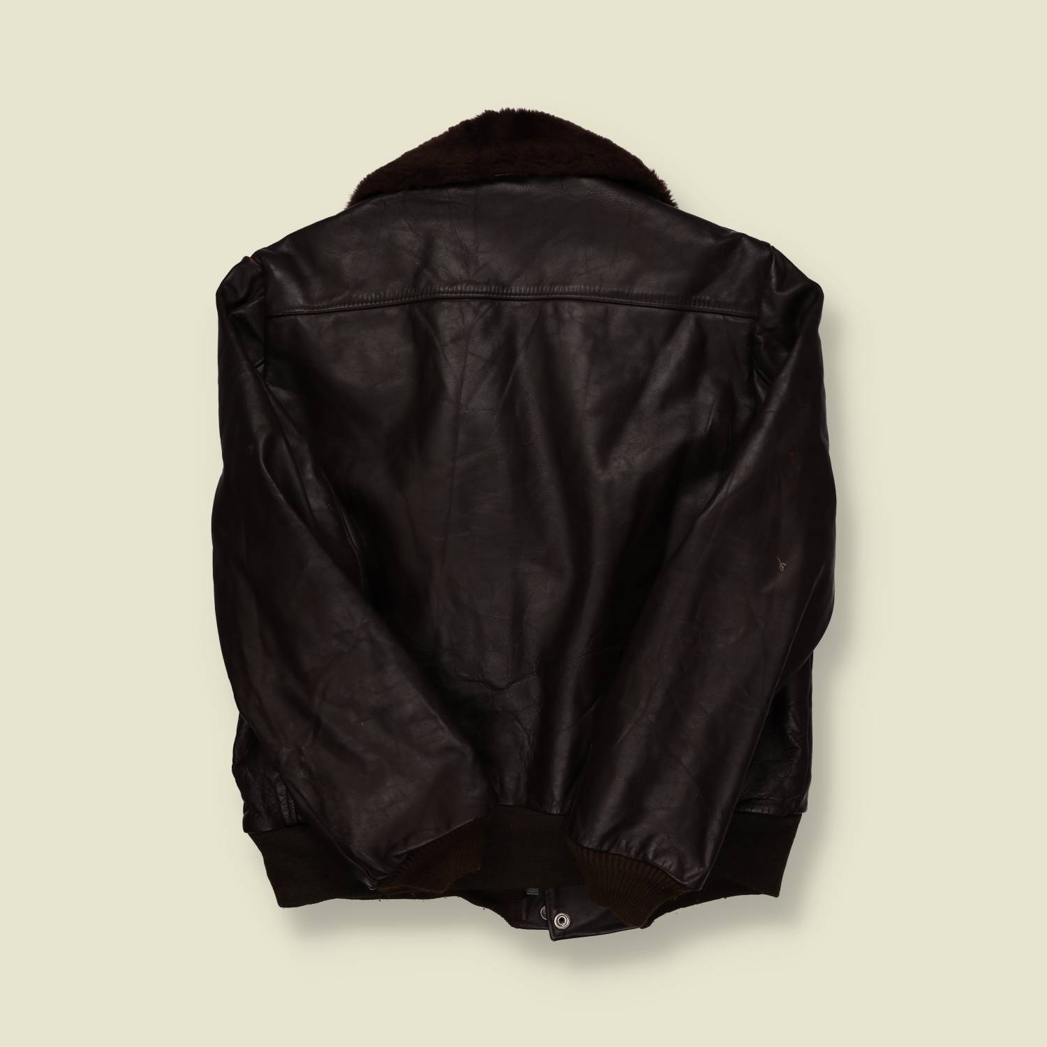 1970s Sears Leather Flight Jacket - XL
