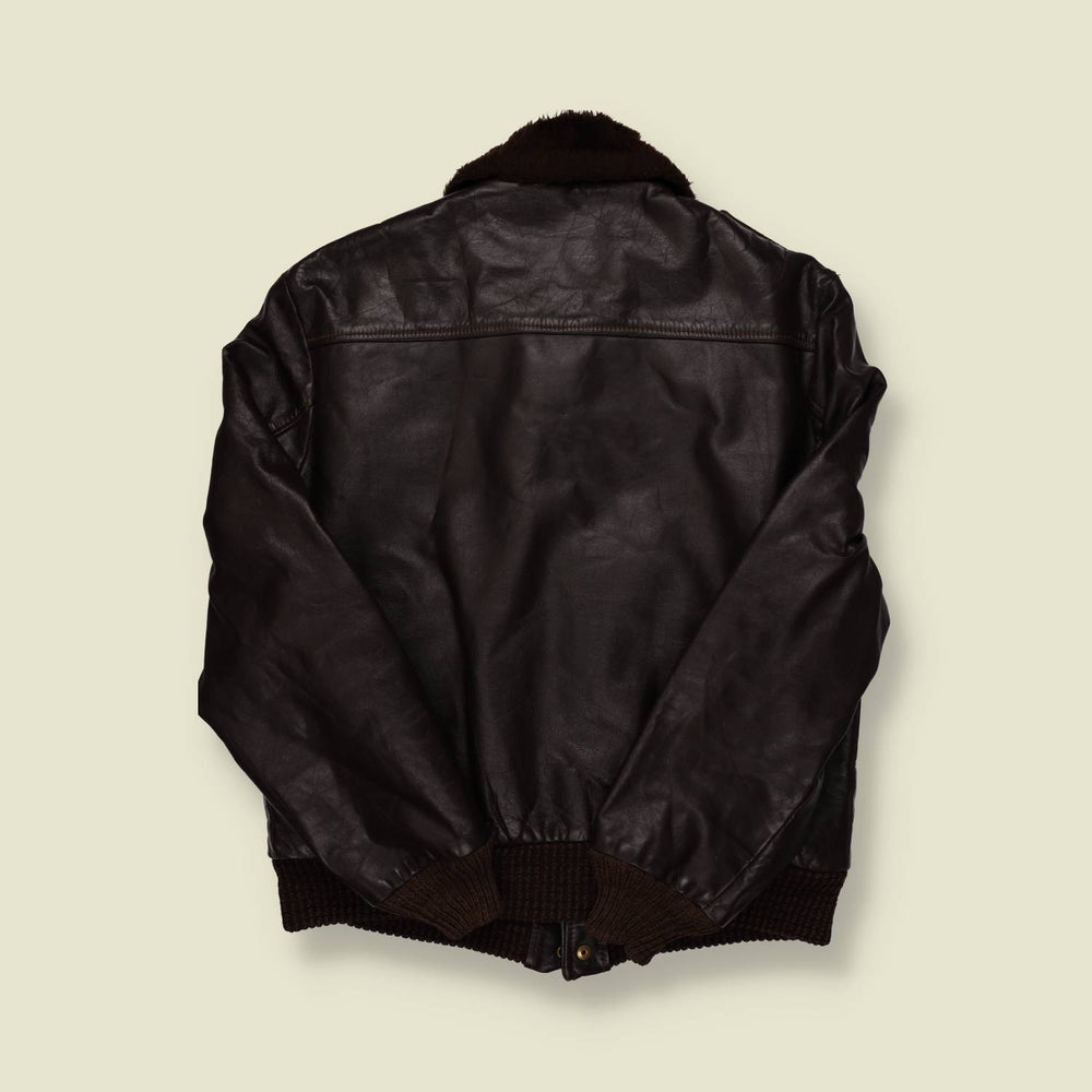 1960s Leather Flight Jacket - S/M