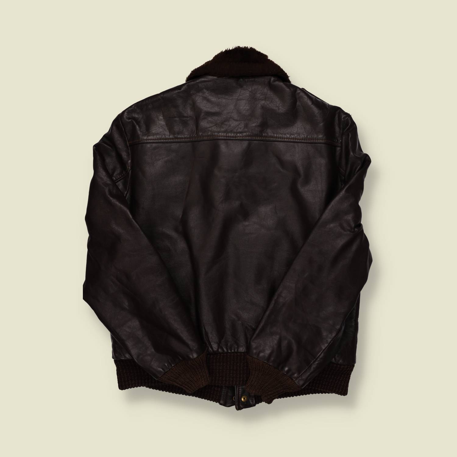 1960s Leather Flight Jacket - S/M