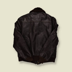 1960s Leather Flight Jacket - S/M