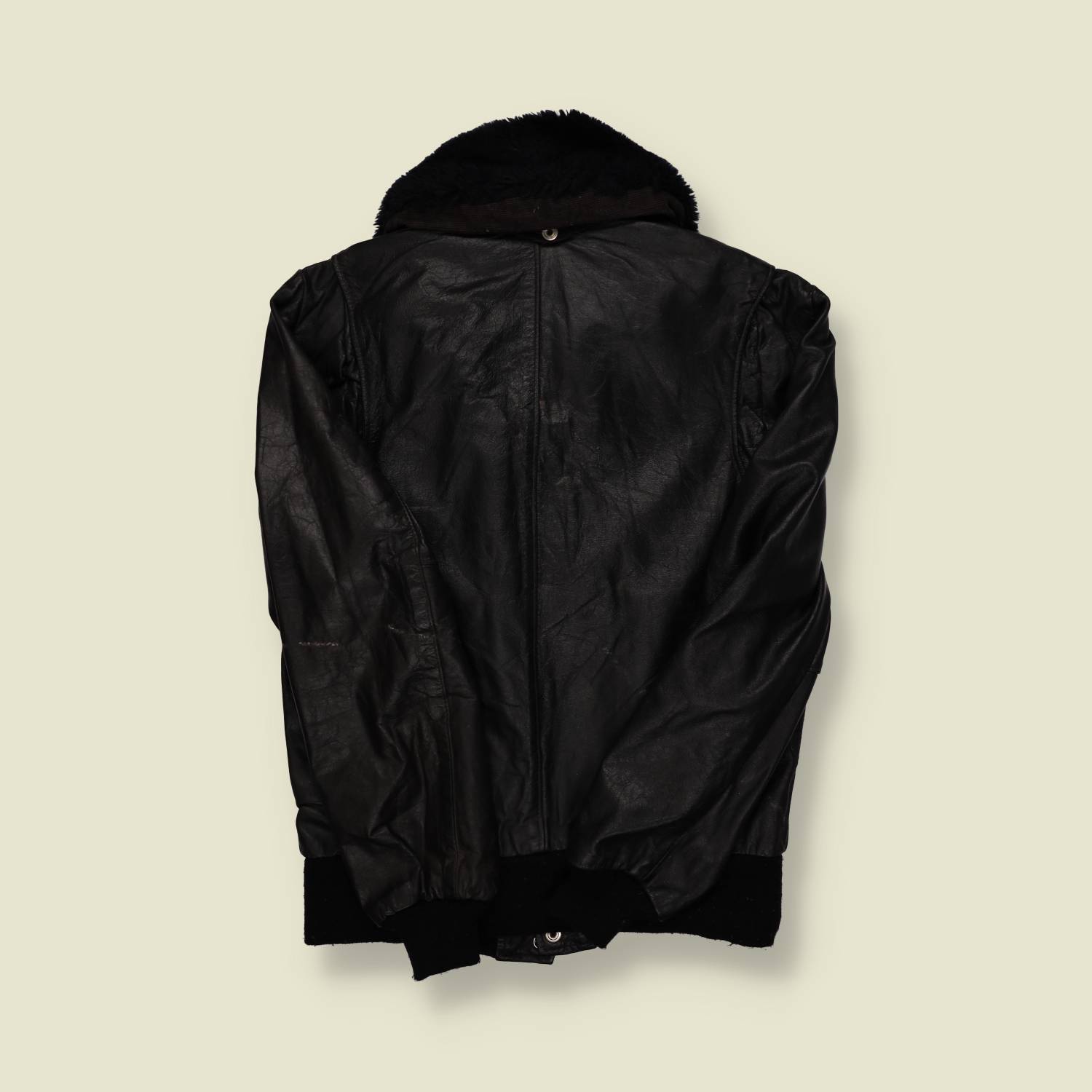 1970s Leather Flight Jacket - S/M