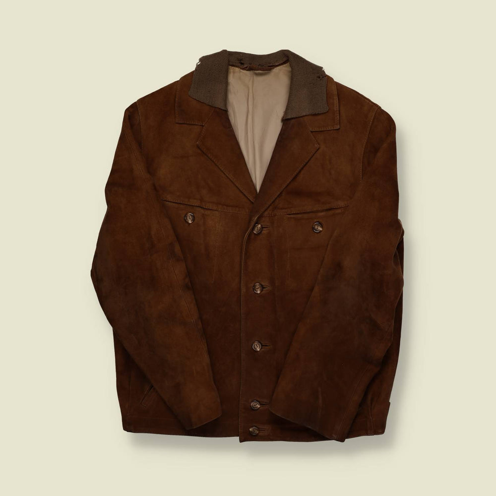 1950s Leather Jacket  - M