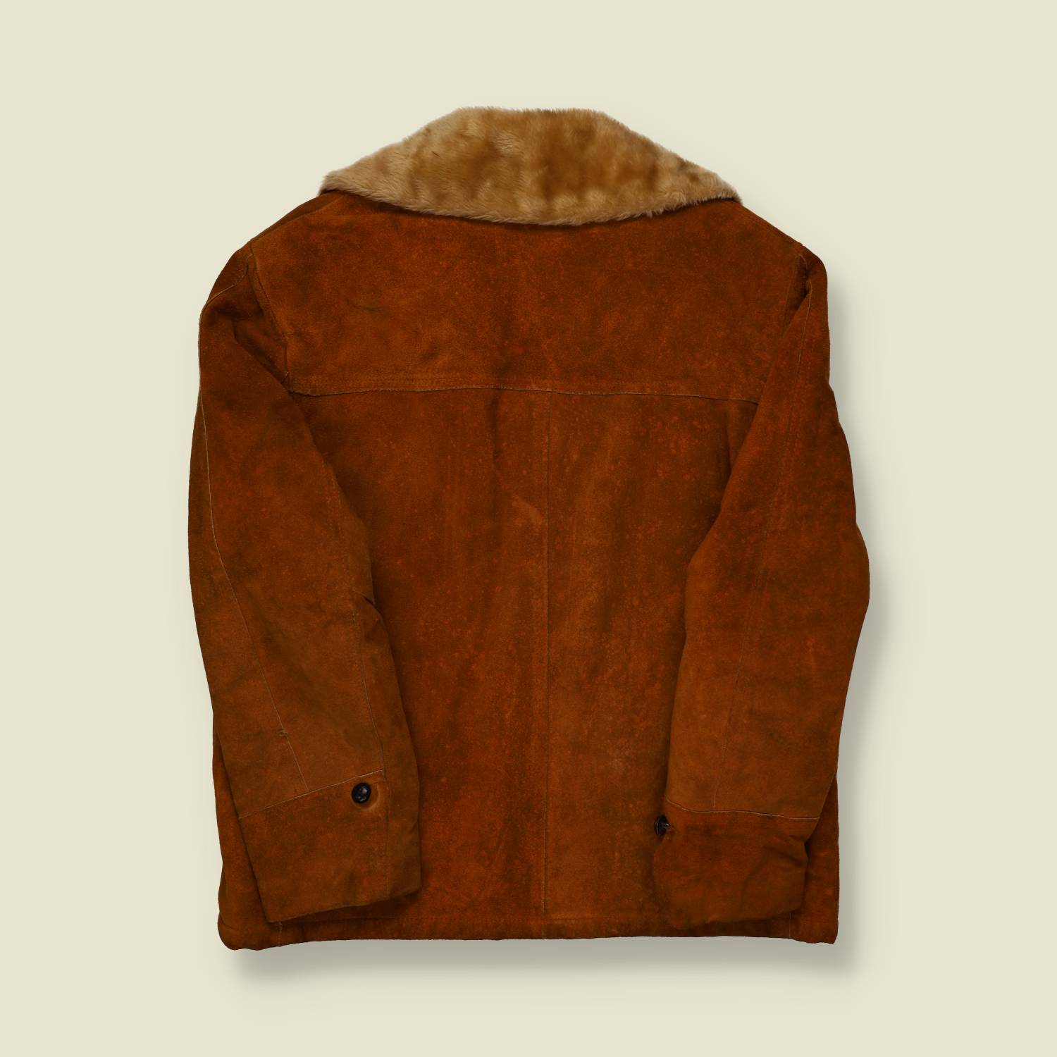 1960s Suede Leather Western Coat - L