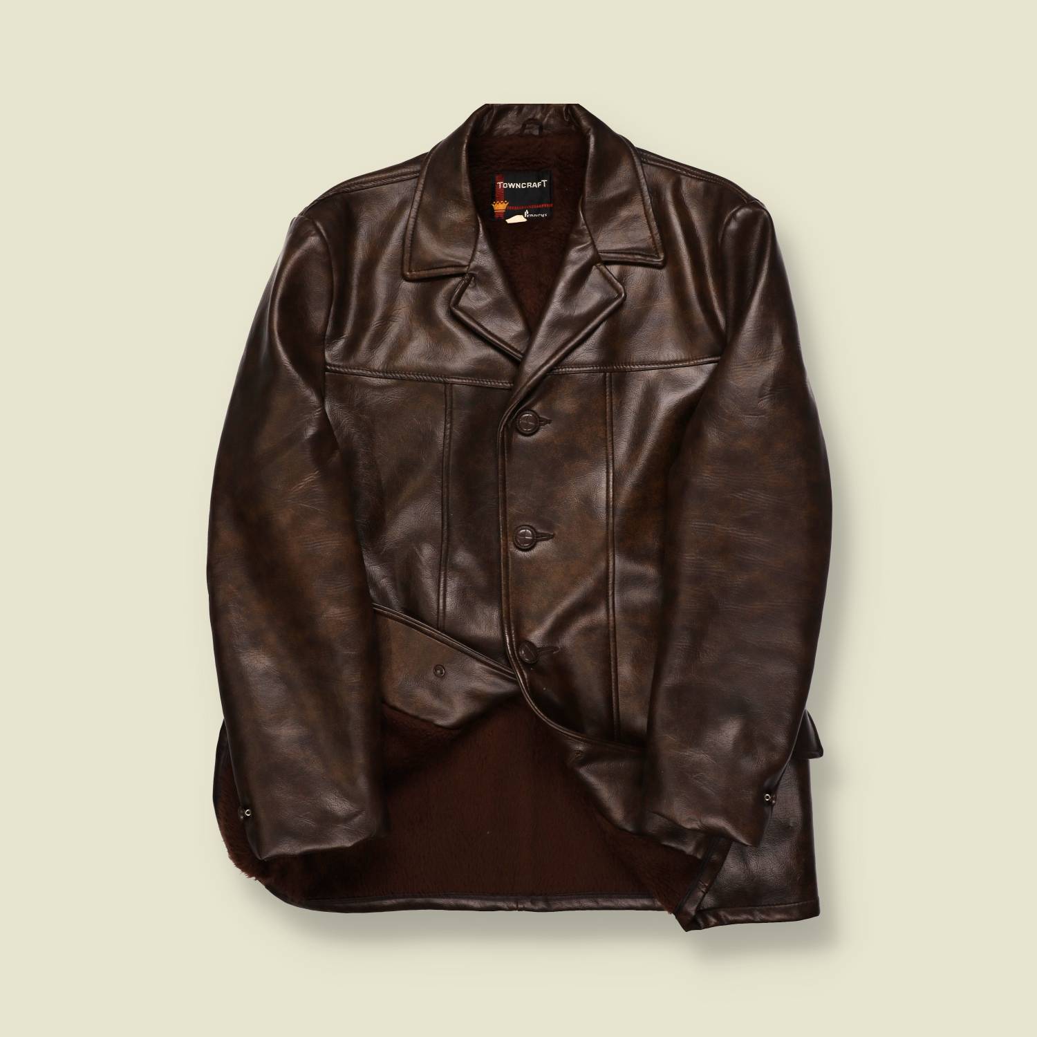 1960s Leather Coat - M/L