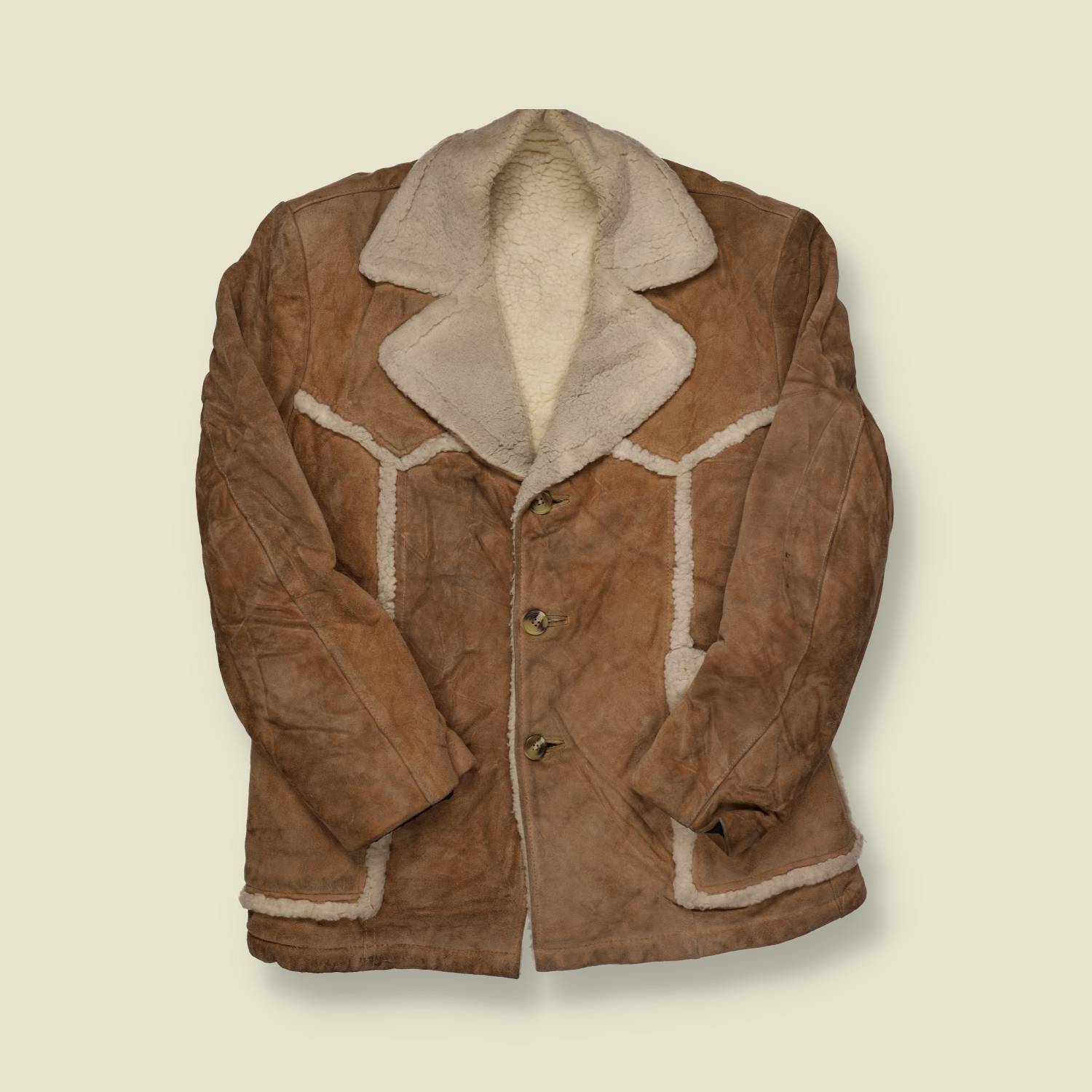 1970s Sheepskin Coat - M