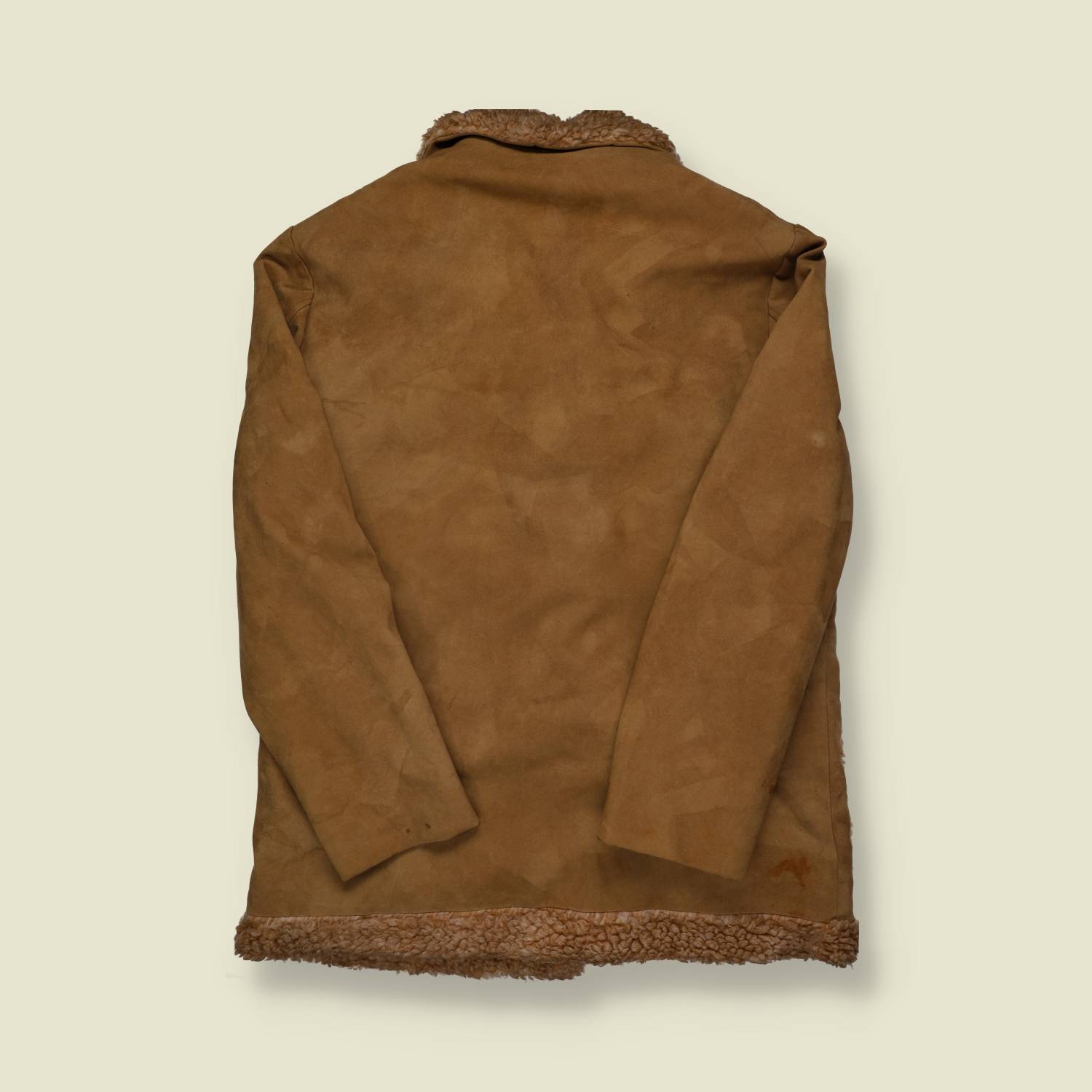 1970s Mock Sheepskin Coat - L/XL