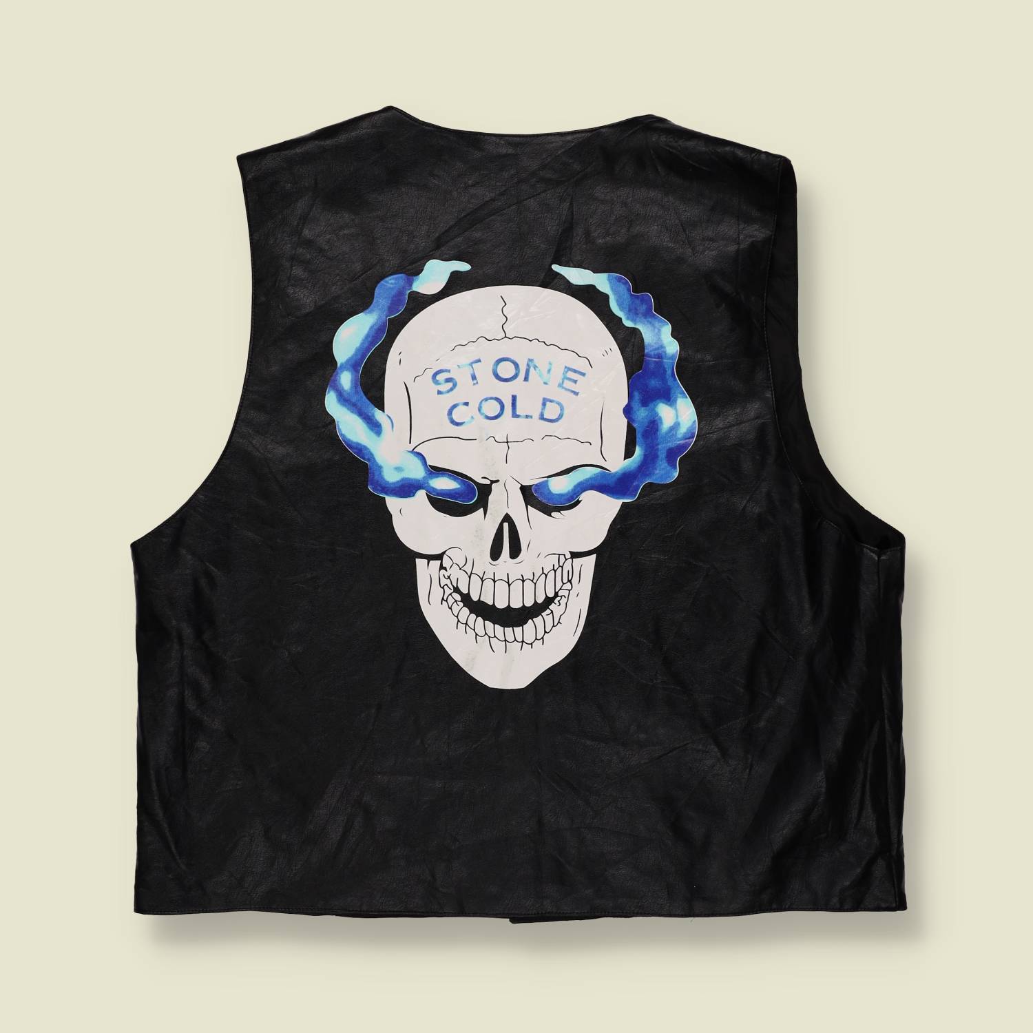2000s Stone Cold Steve Austin WWE Leather Vest - XL
