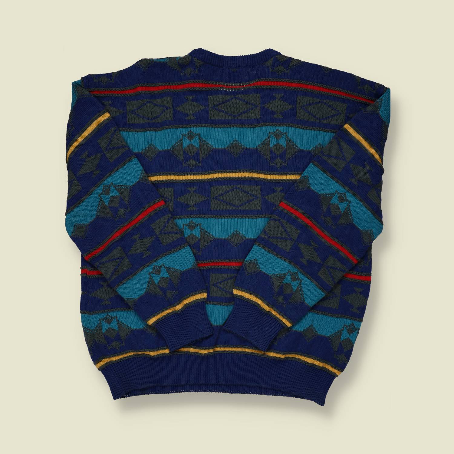 1990s Patterned Knit - XXL