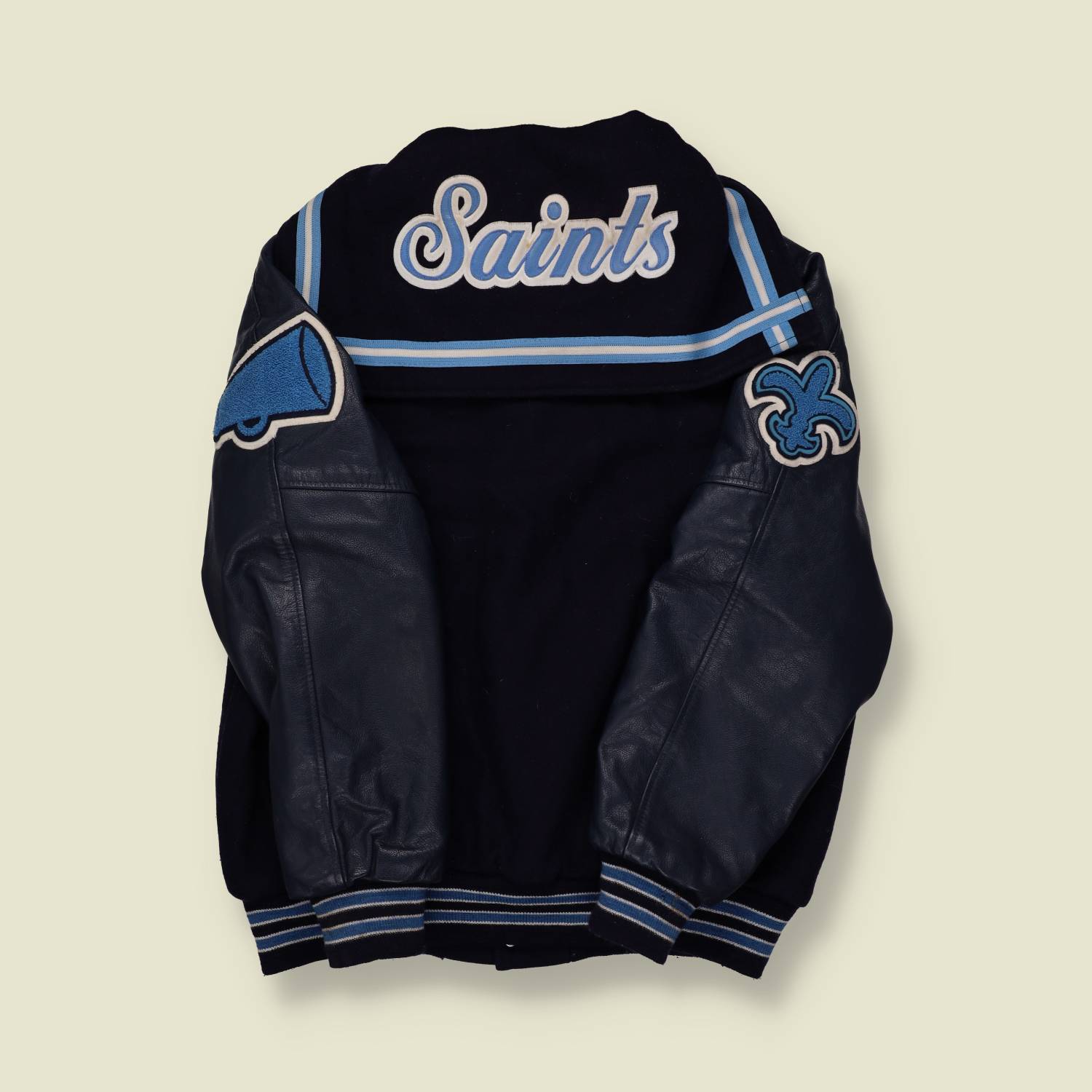 90s Made in USA Varsity Jacket - L