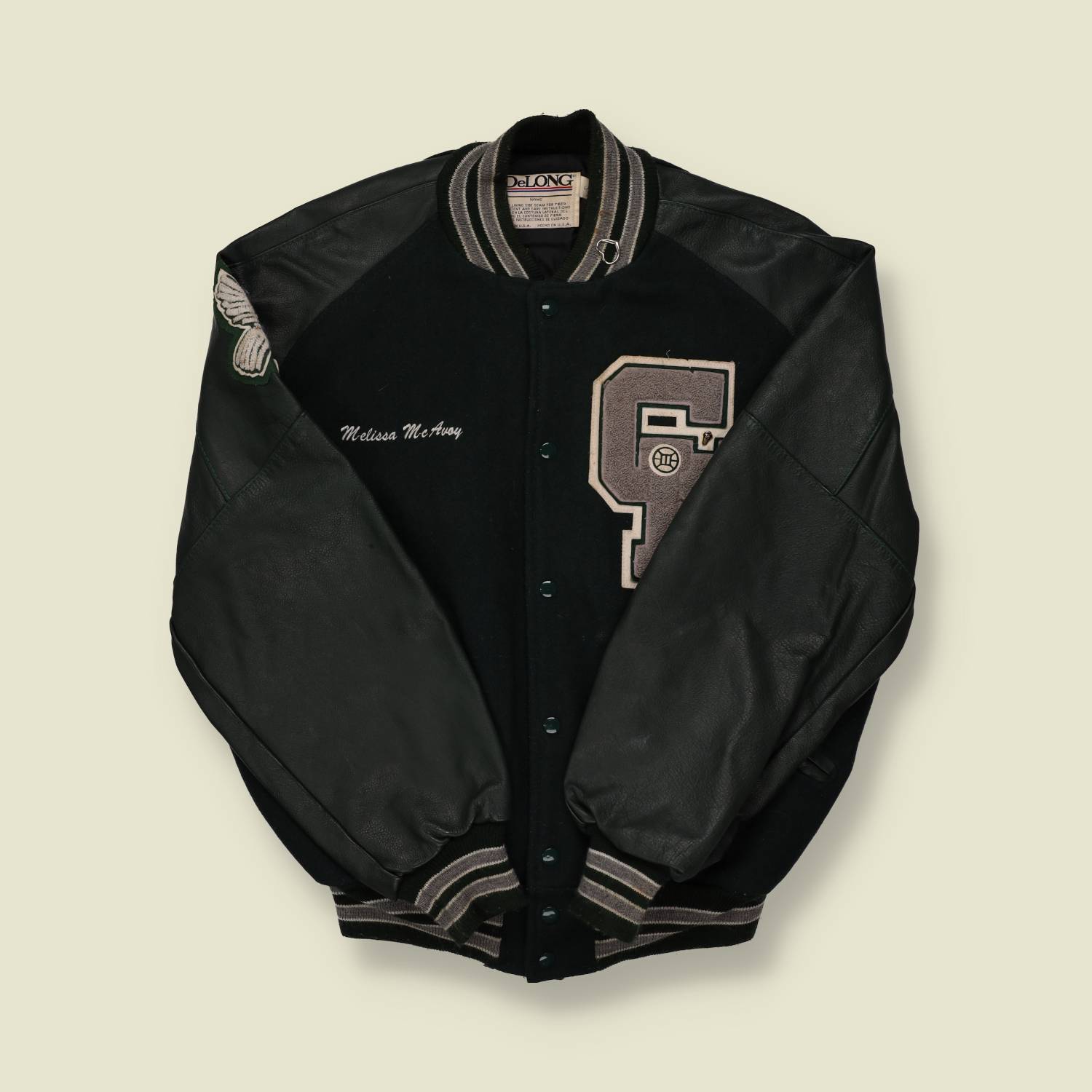 1990s Made in USA Varsity Jacket - L/XL