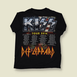 2014 Kiss 40 Year Anniversary/ Def Leppard Tour Tee - XL