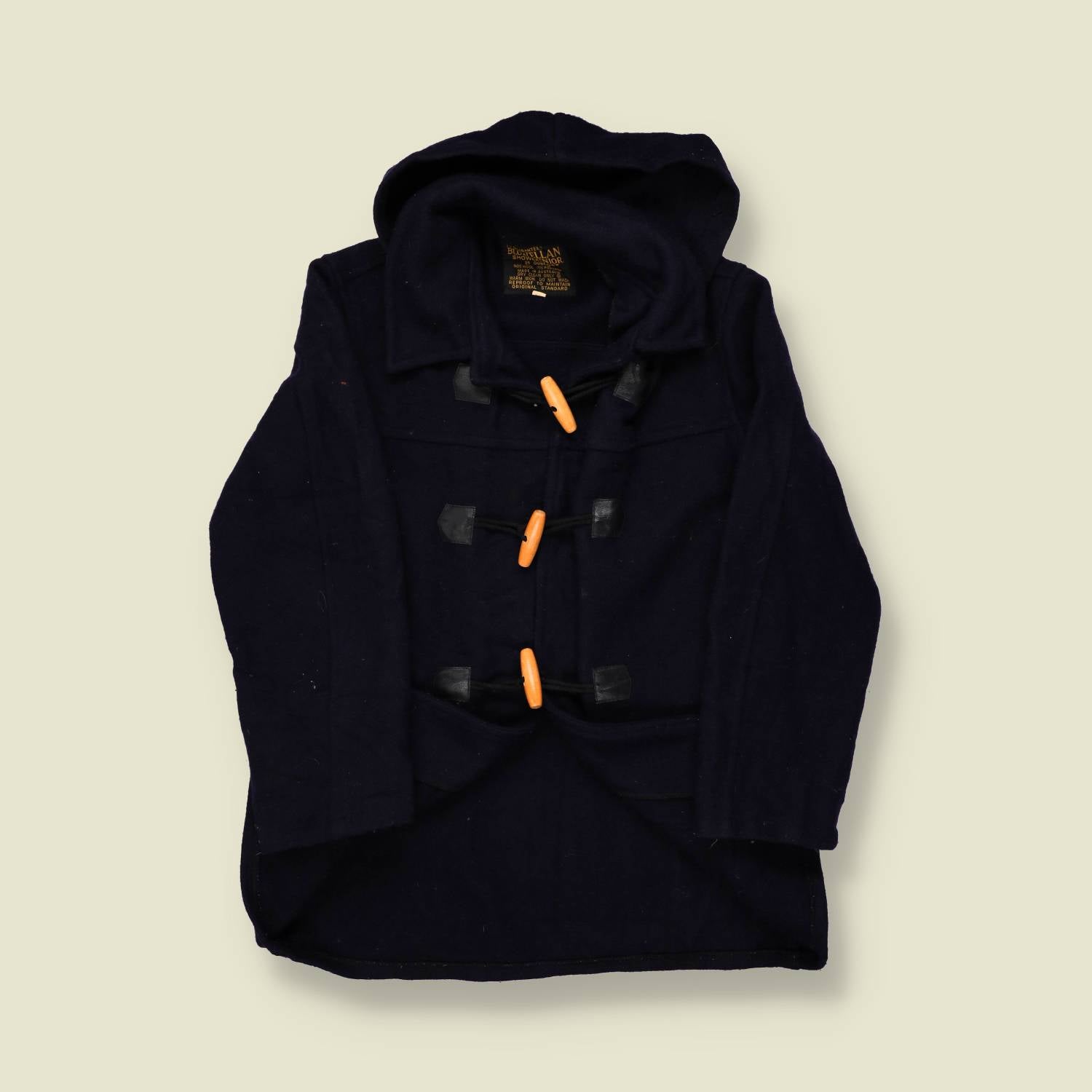 1980s Wimbledon Patch Short Duffel Coat - S