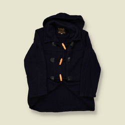 1980s Wimbledon Patch Short Duffel Coat - S