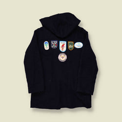 1980s Wimbledon Patch Short Duffel Coat - S