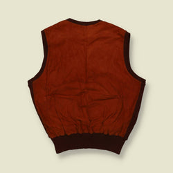 1940s/50s Leather Vest - S