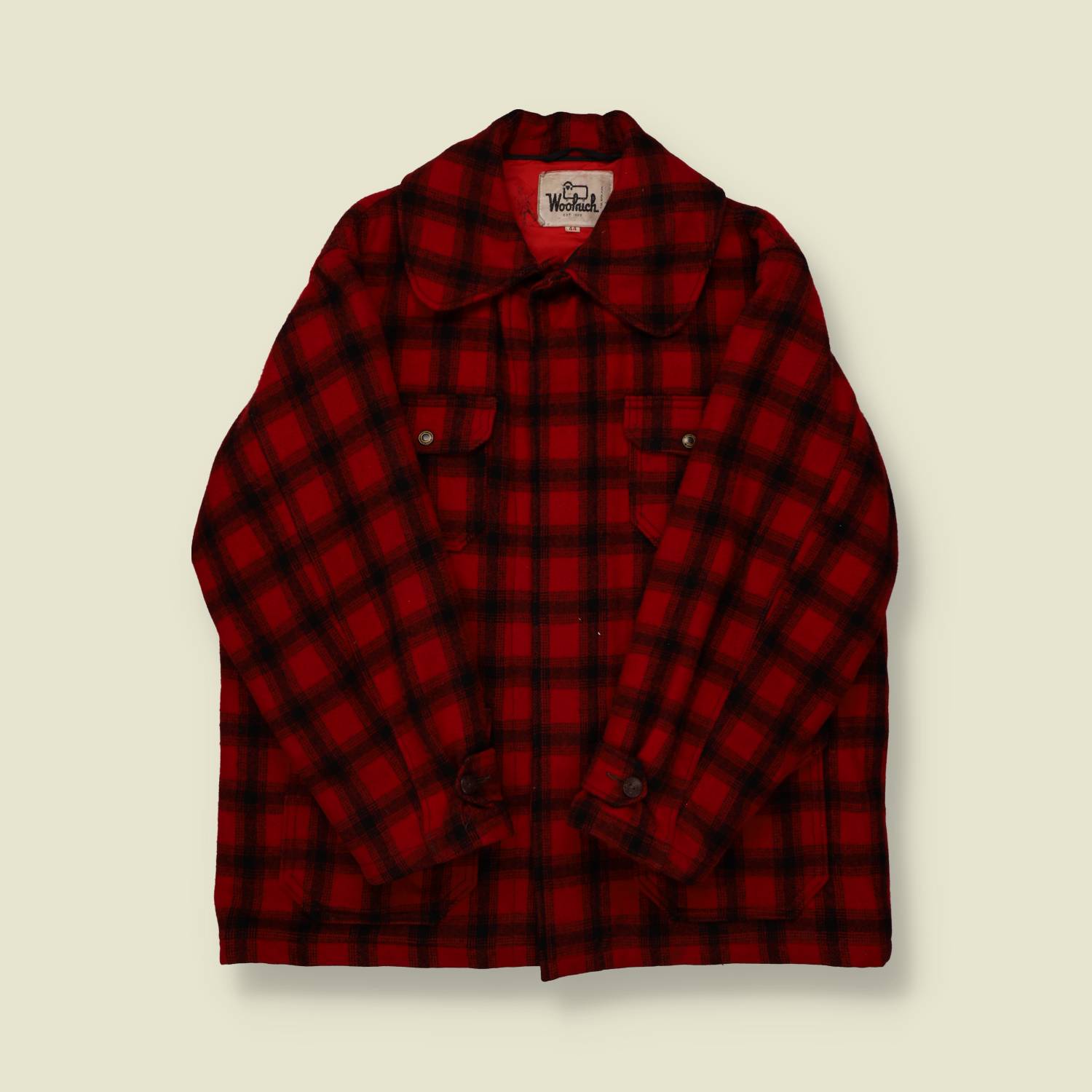 1960s Woolrich Mackinaw Coat - L/XL