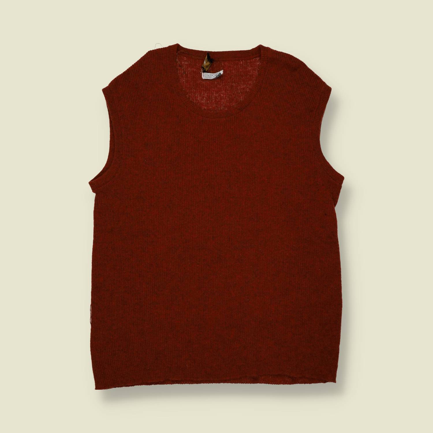 1960s Wool Tank Top - XL