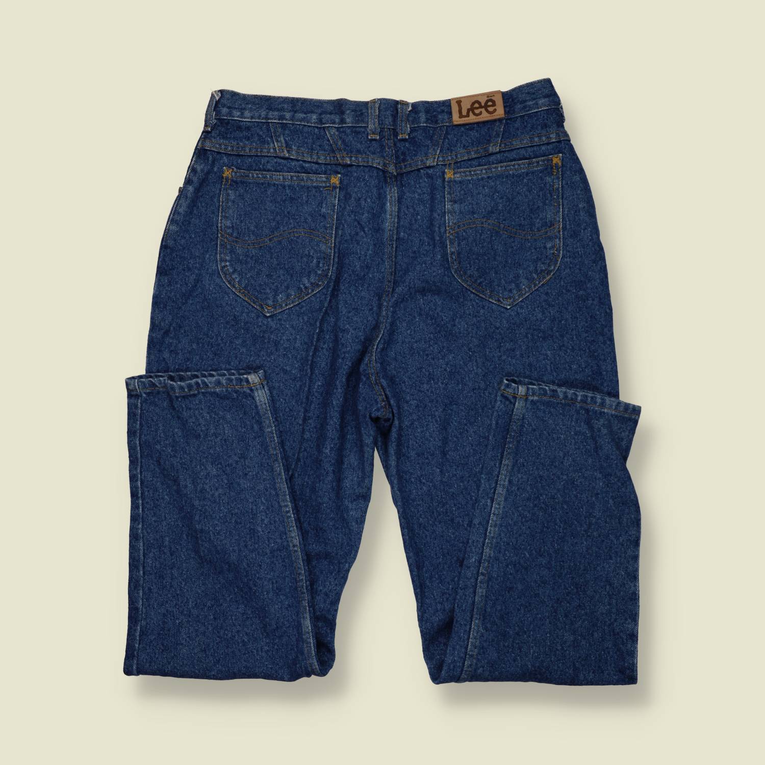 1980s | Lee | Denim Jeans | Dark Wash – w32