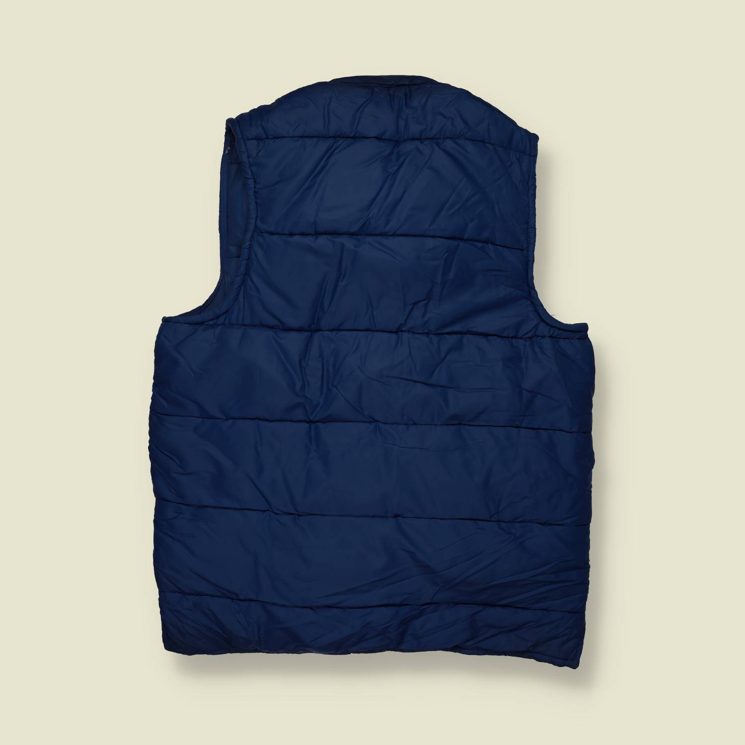 1970s | Osh Kosh | Quilted Gilet | Navy – L