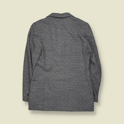 1970s | Luxor | Tailored Blazer | Grey Textured Weave - XXS
