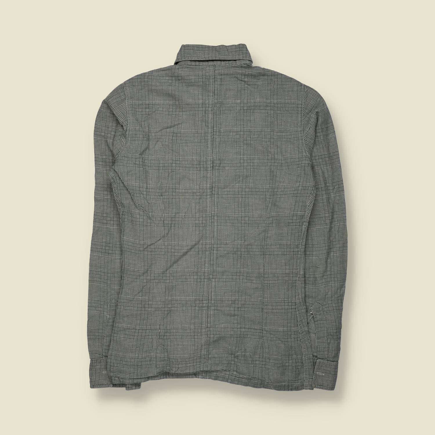 1970s | 3K | Long Sleeve Shirt | Micro Check - XS