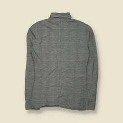 1970s | 3K | Long Sleeve Shirt | Micro Check - XS