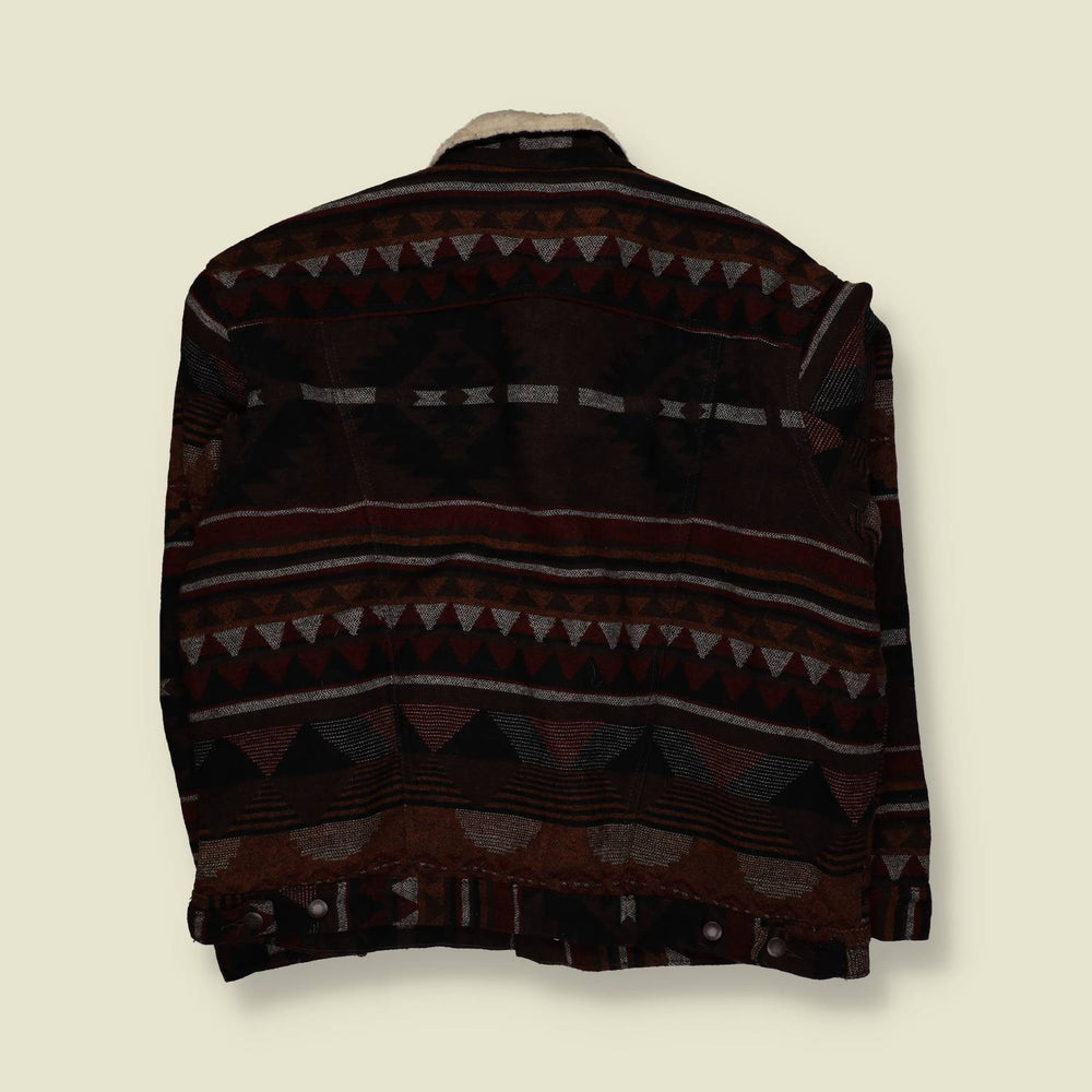 1990s | Wrangler | Southwestern Sherpa Jacket - XXXXL