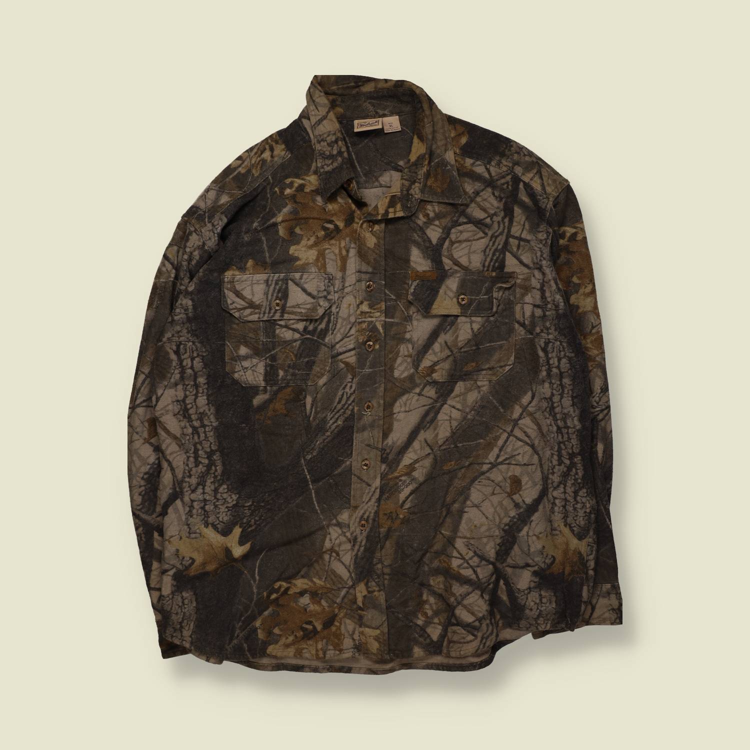 1990s | Woolrich | Cotton Camo Shirt - XXXXL