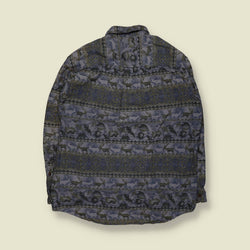 1990s–2000s | Woolrich | Woodland Deer Print Shirt – Blue Grey - XXL