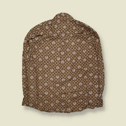 1990s | Woolrich | Deer Motif Print Shirt – Tan - XXXXL