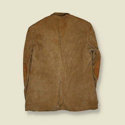 1970s | Lands’ End | Jumbo Cord Blazer | Tan – S