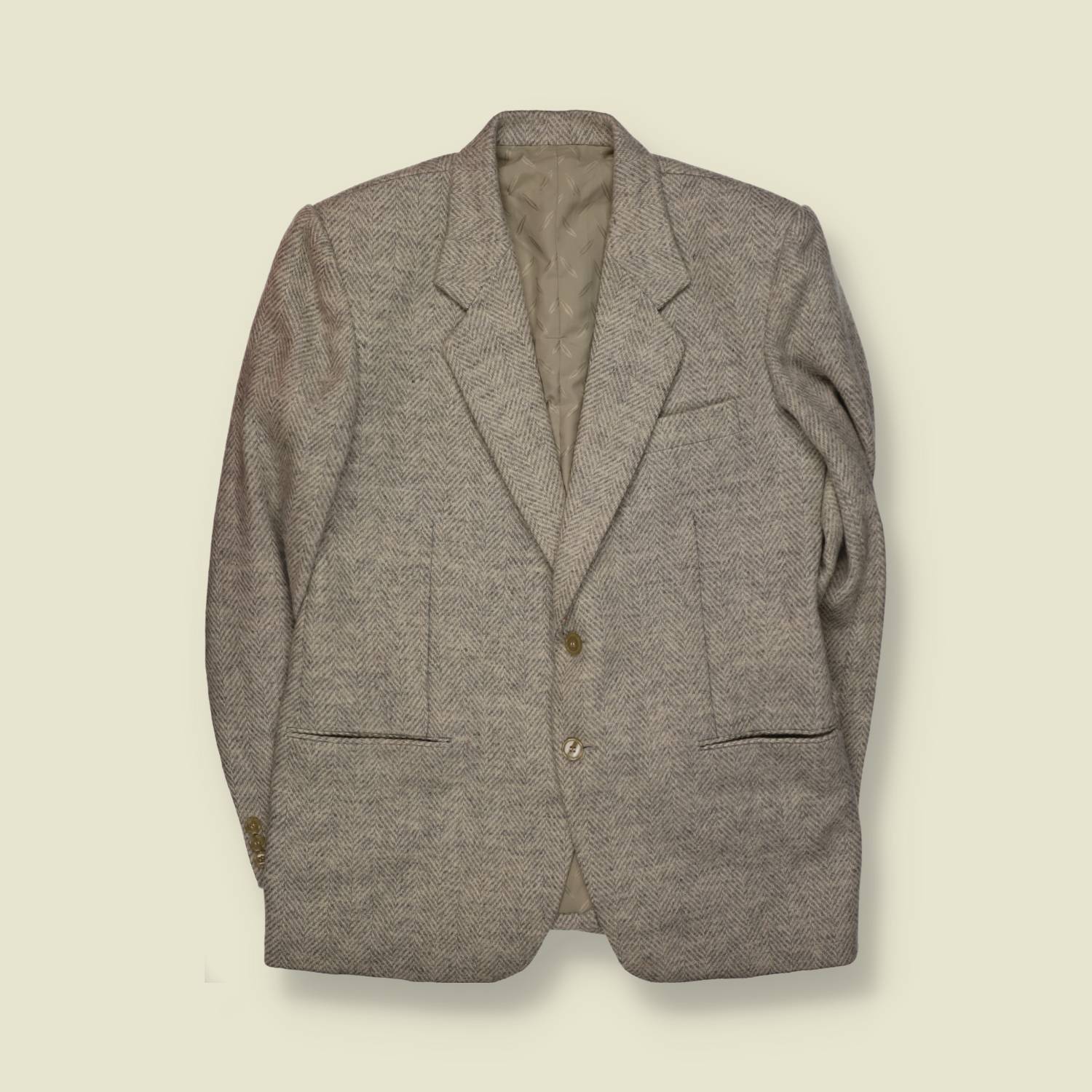 1970s | Ha-Satter | Tweed Blazer | Grey – S