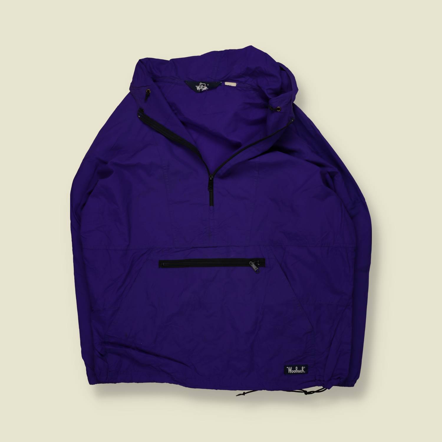 1990s | Woolrich | Lightweight Windbreaker | Purple | Made In USA – XXXXL