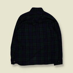 1980s | Arrow | Flannel Shirt | Green And Blue Plaid – XXL