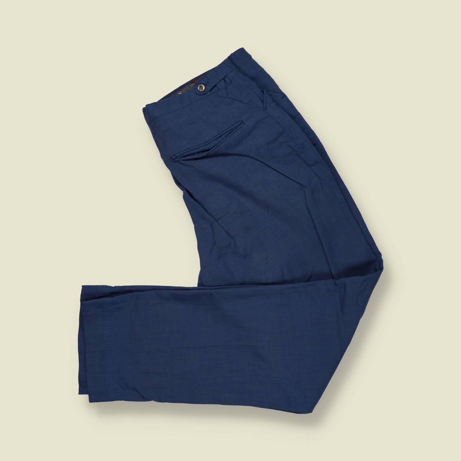 1960s | Tailored Trousers | Blue – w30