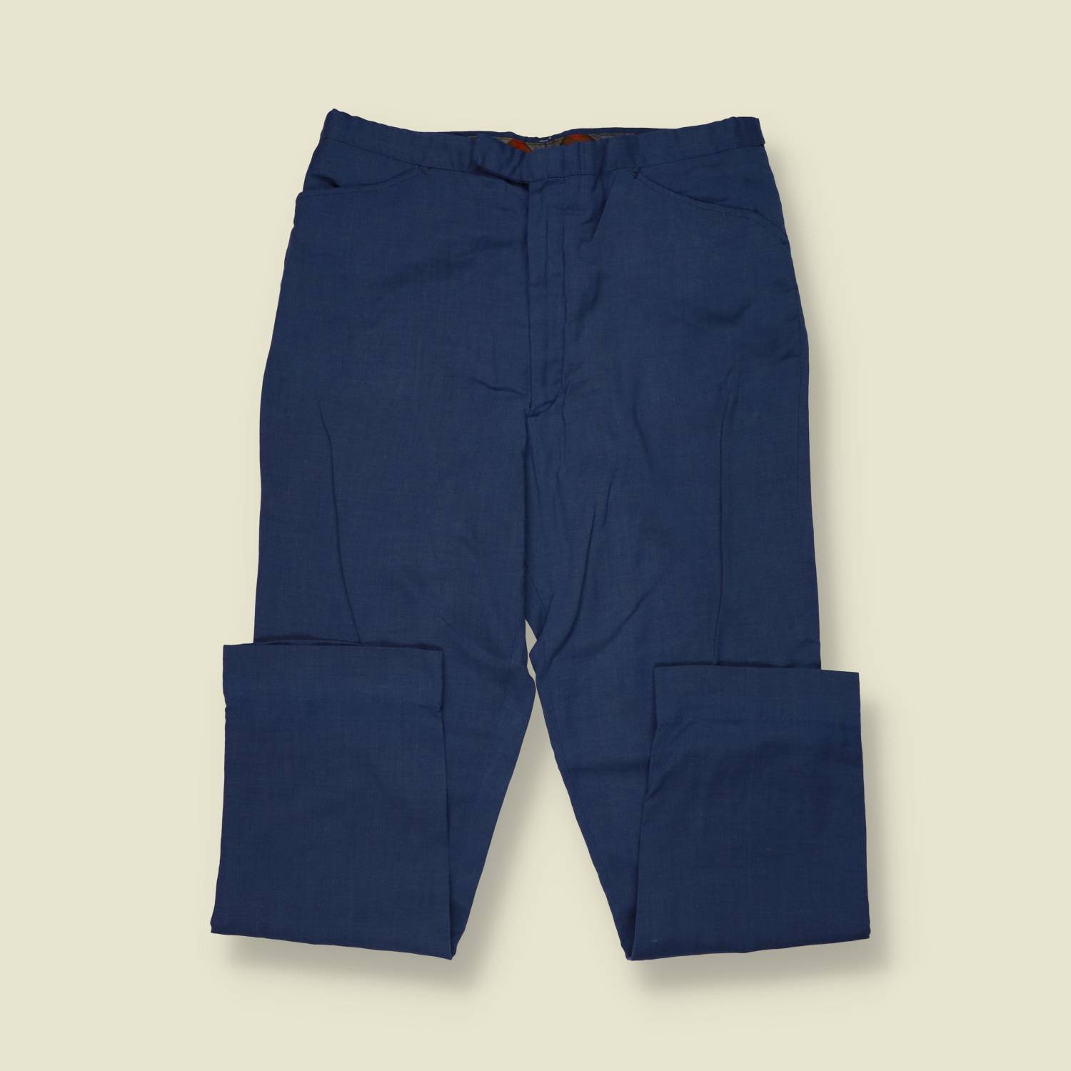 1960s | Tailored Trousers | Blue – w30