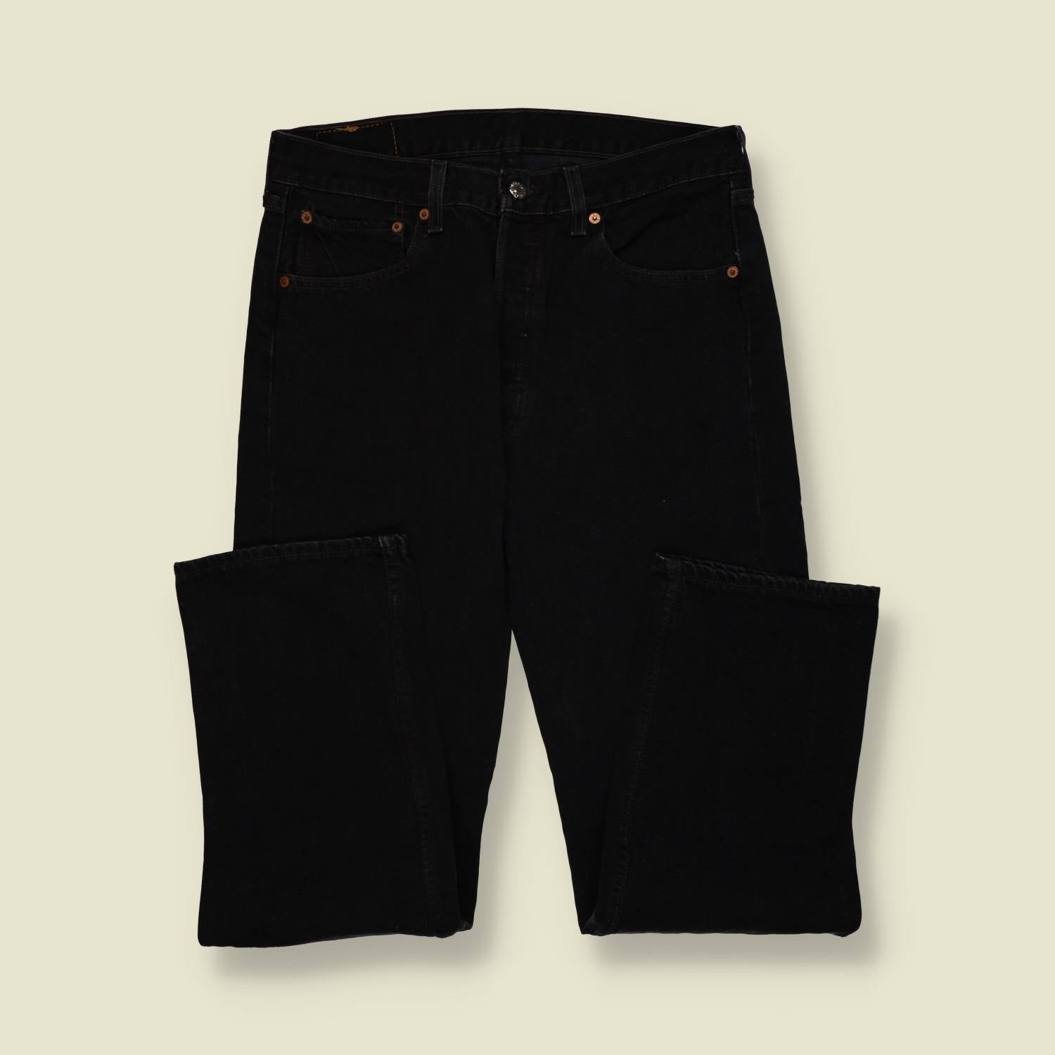 1980s–1990s | Levi’s | 501 Jeans | Dark Indigo | Made In USA – w32