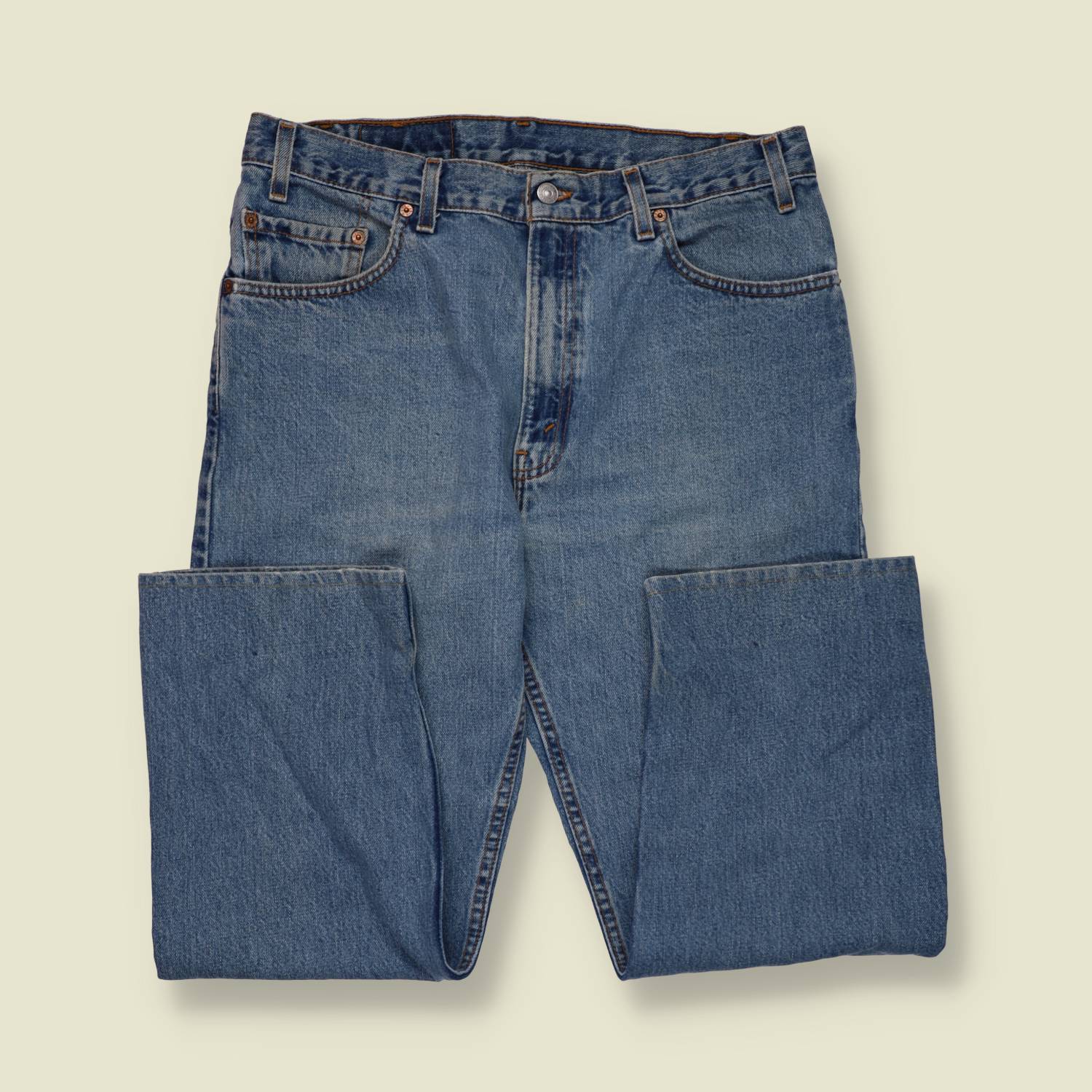 1980s–1990s | Levi’s | 505 Jeans | Light Wash | Made In USA – w34