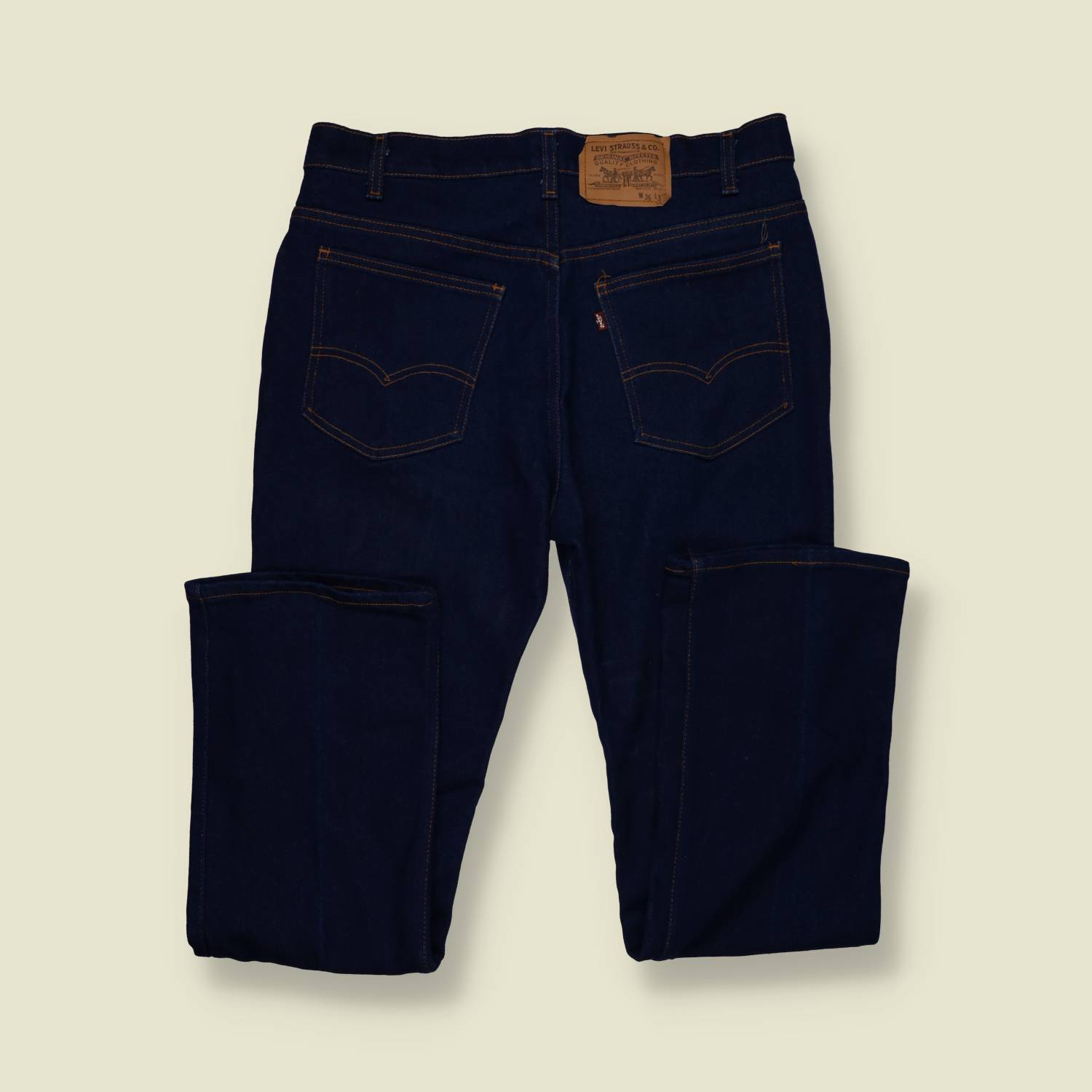 1970s | Levi’s | Denim Jeans | Dark Indigo | Made In USA – w34