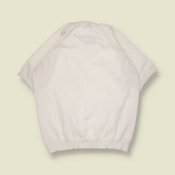 1970s | Short Sleeve Knit Top | Off White – 10