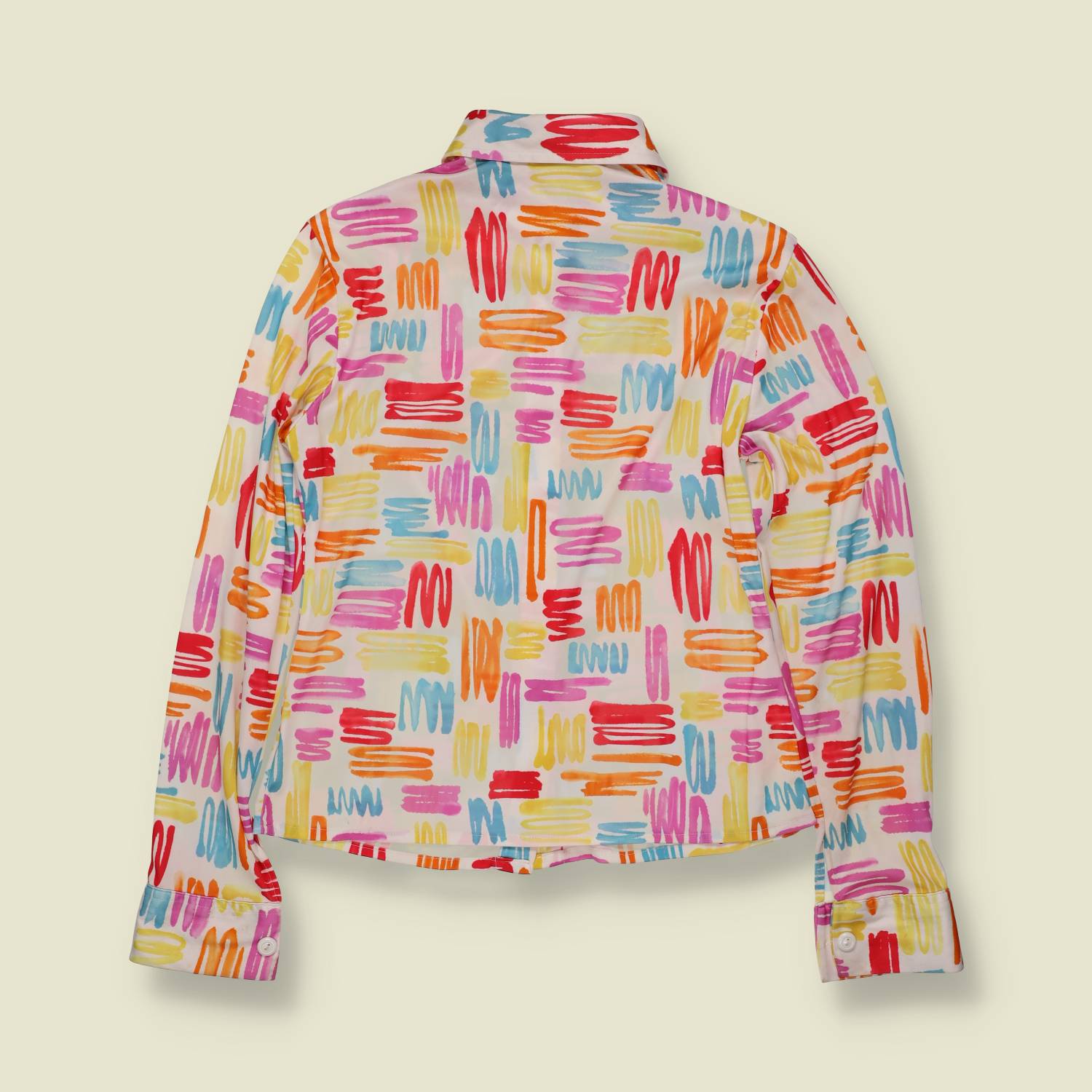 1970s | Primavera Made In Italy | Printed Blouse | Multi Colour – 8