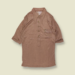1970s | Deadstock Acetate Top | Brown – 6