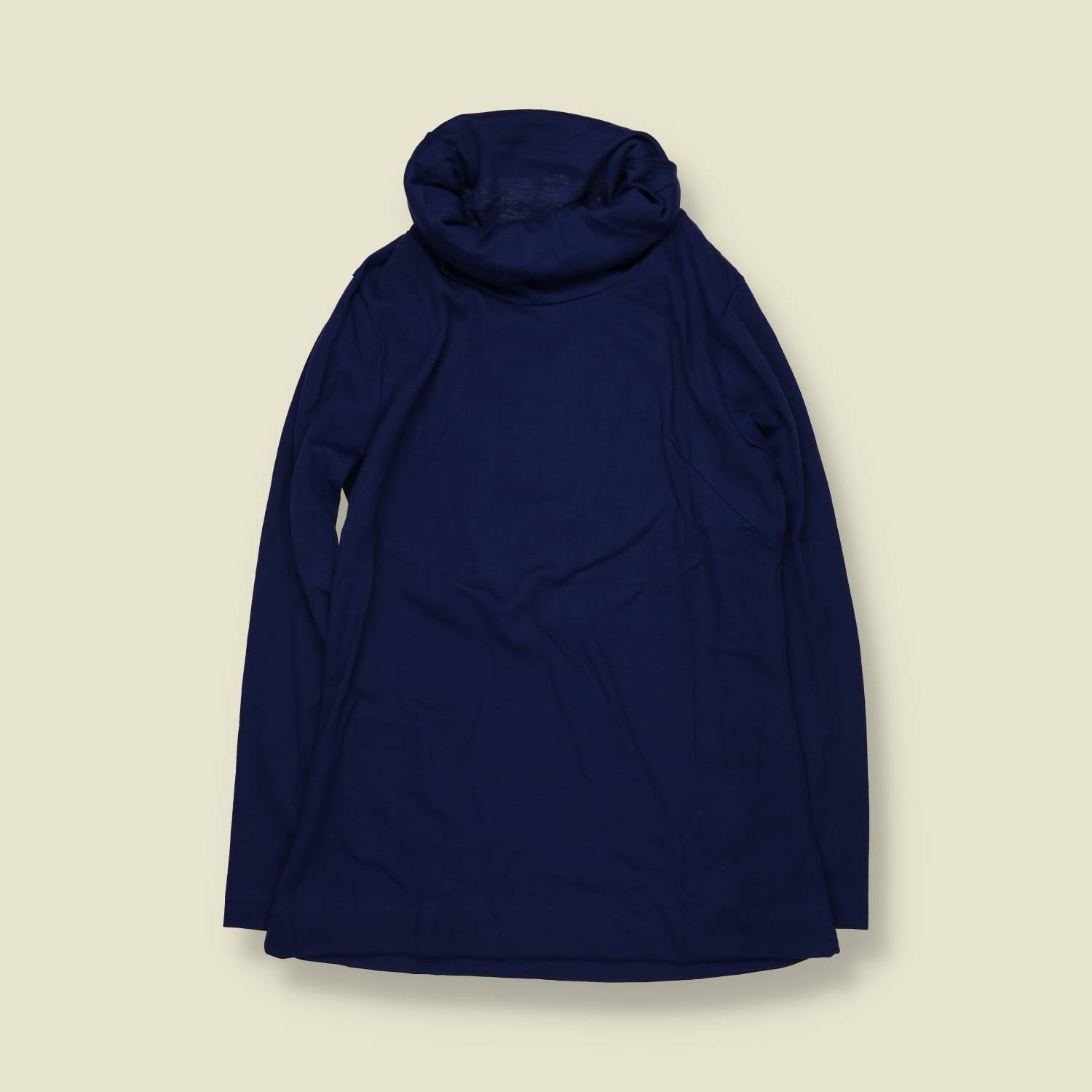 1970s | Roll Neck Polo Top | Navy - 8