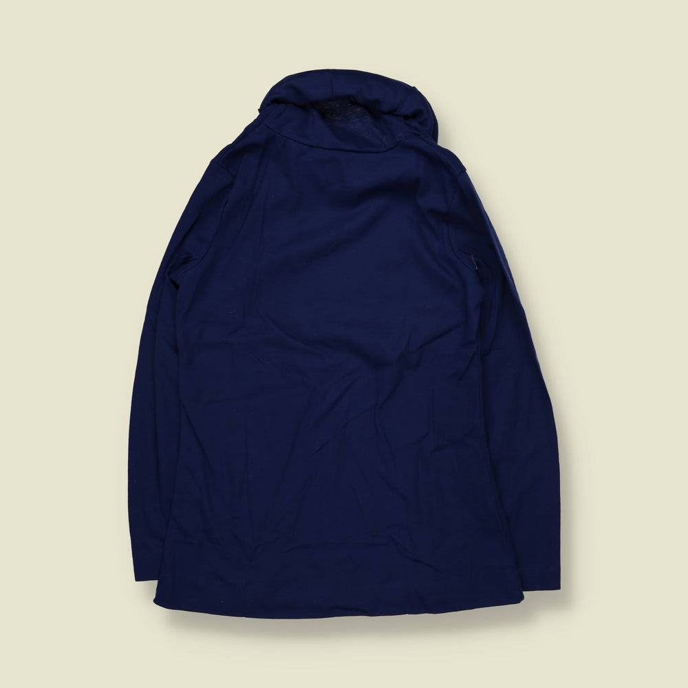 1970s | Roll Neck Polo Top | Navy - 8